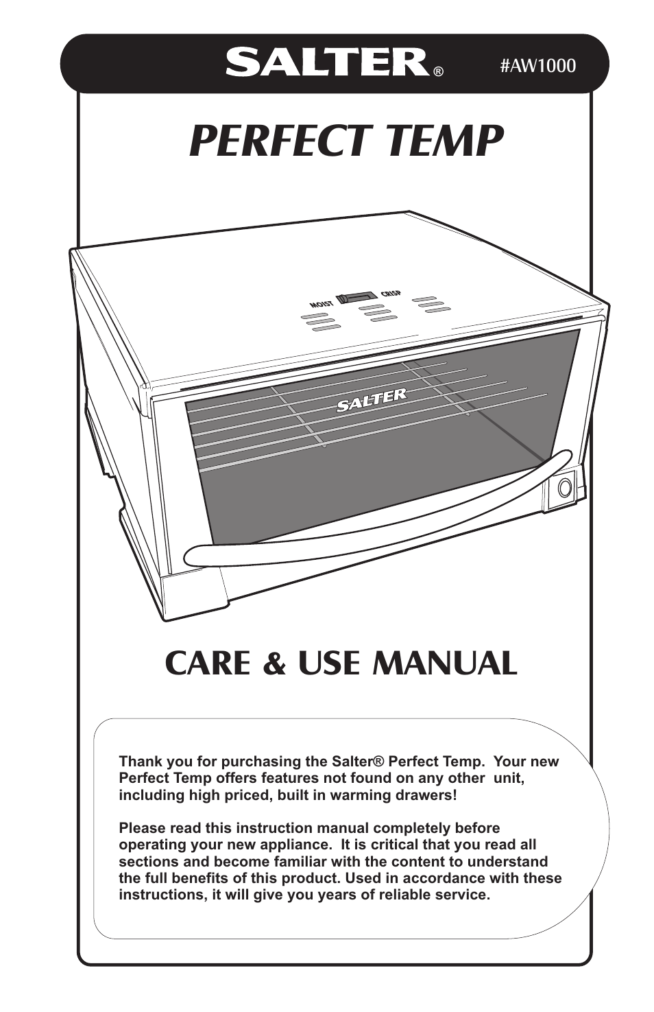 Salter Housewares AW1000 User Manual | 14 pages
