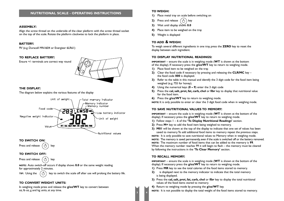 Salter Housewares SH6941 User Manual | Page 3 / 13