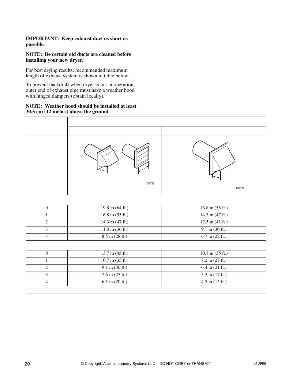 Exhaust system | Speed Queen LES37A*F User Manual | Page 22 / 34
