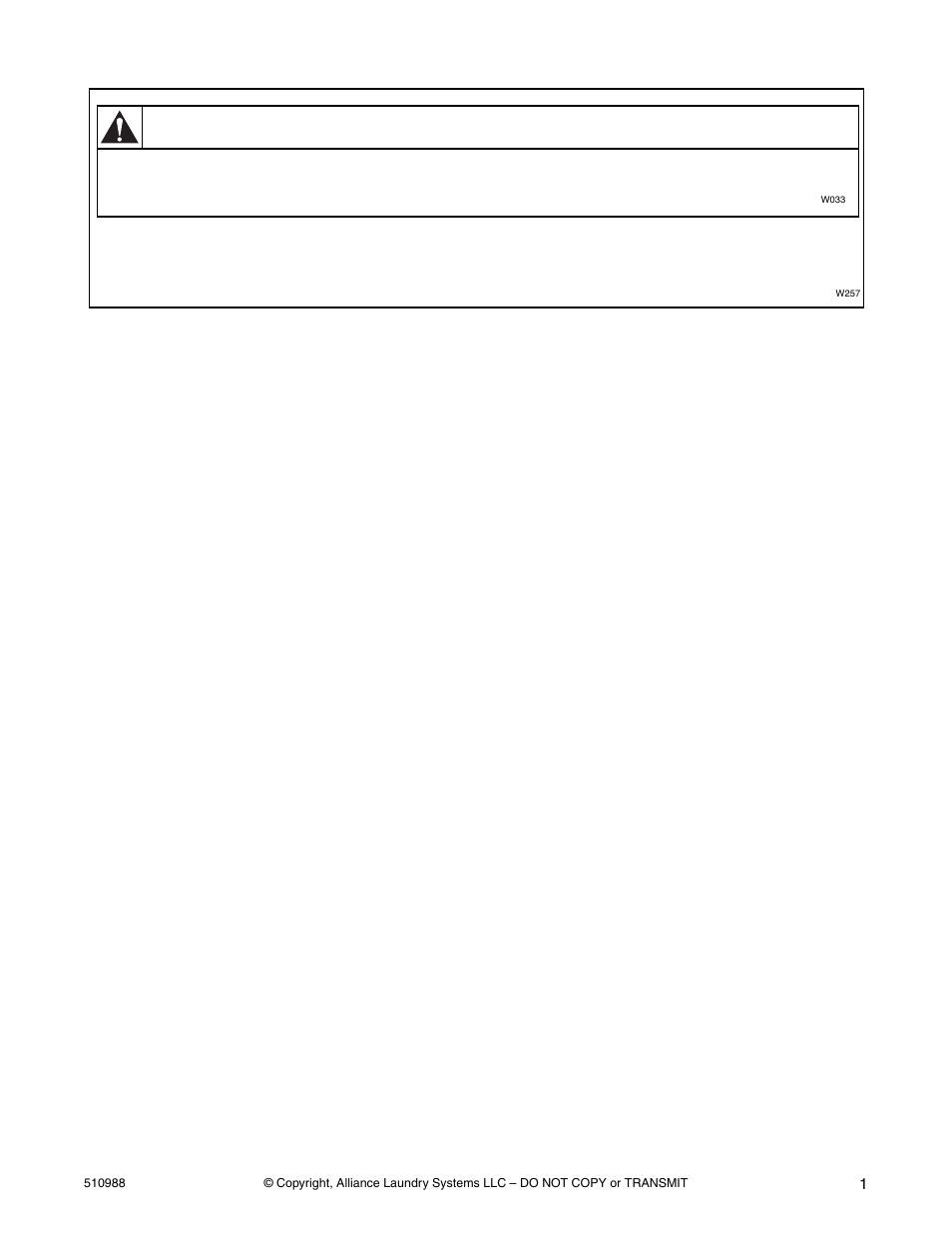 Warning | Speed Queen LES37A*F User Manual | Page 3 / 34