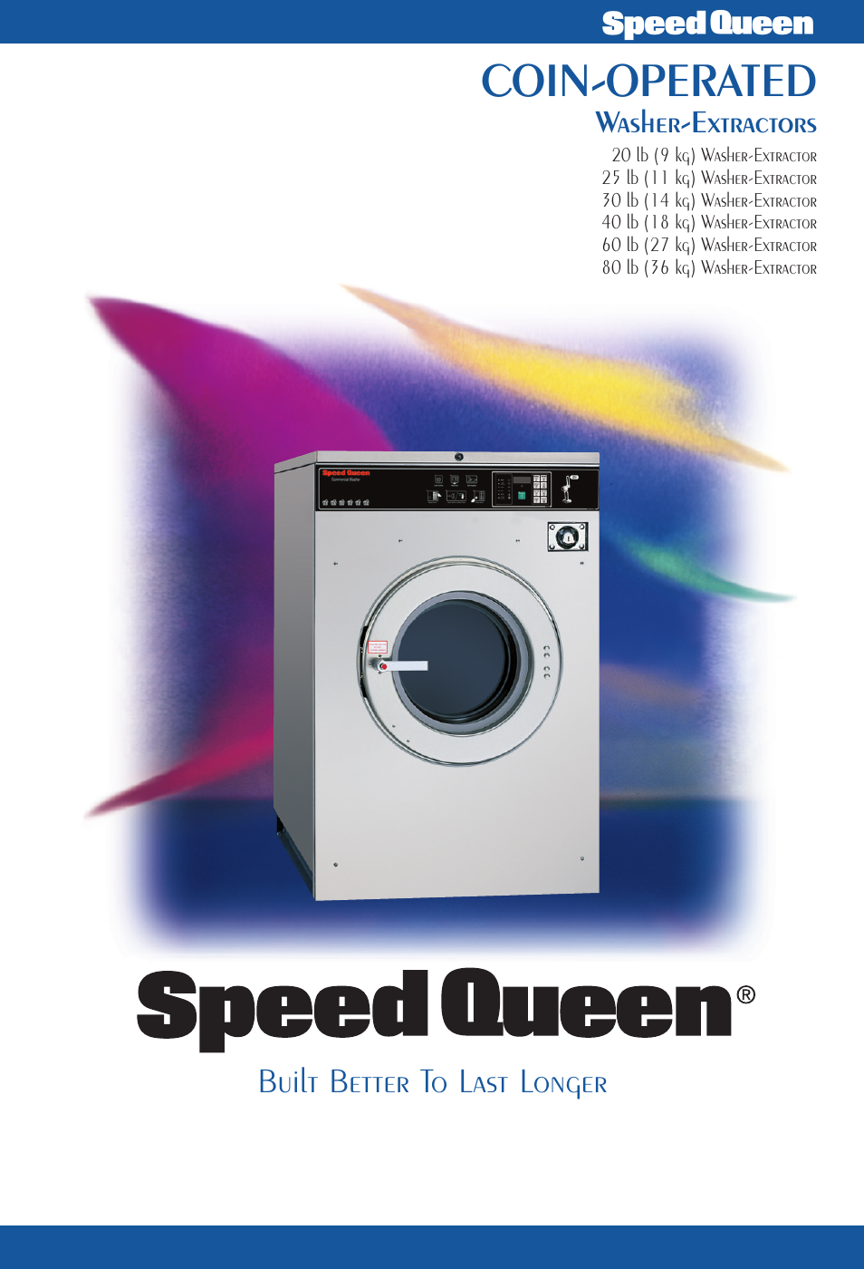 Speed Queen 60 lb User Manual | 6 pages