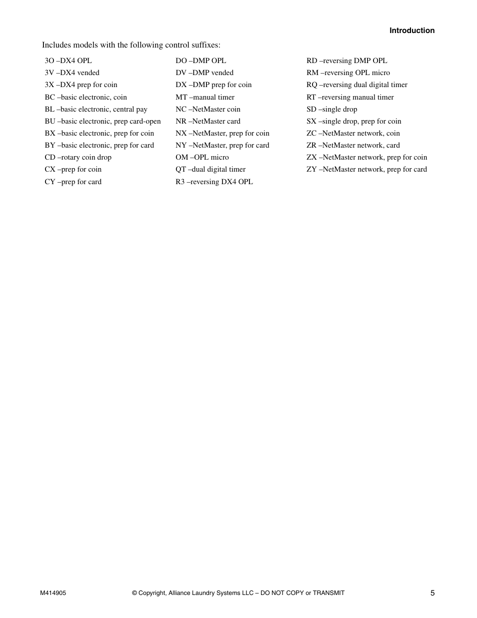 Speed Queen TMB796C User Manual | Page 7 / 62