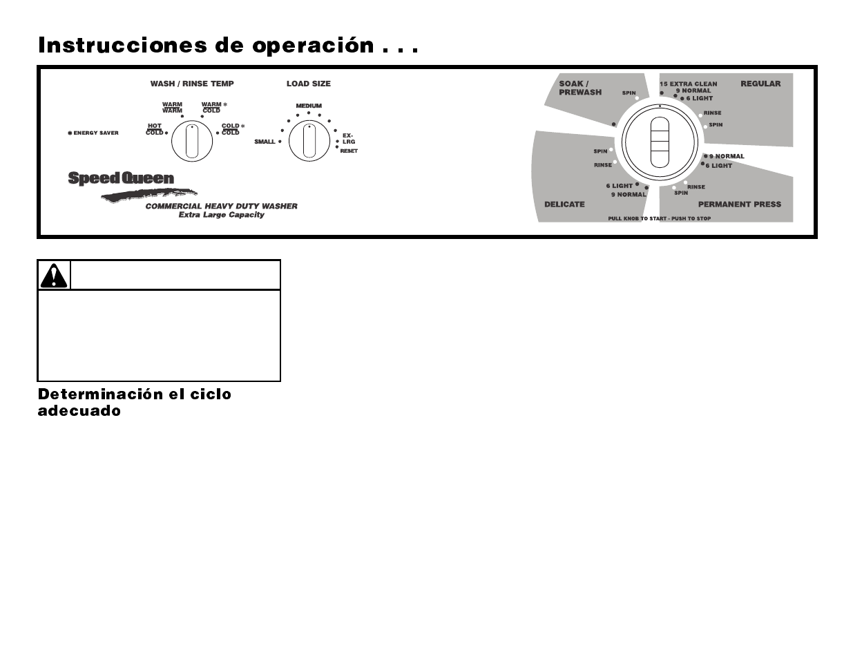 M¤44apmf =f pzf"4a¸m, Número de modelos lws45a* y lws45b, Advertencia | Ffham"4a¸m fd 4a4dp "=f4¤"=p | Speed Queen LWS45A User Manual | Page 6 / 8