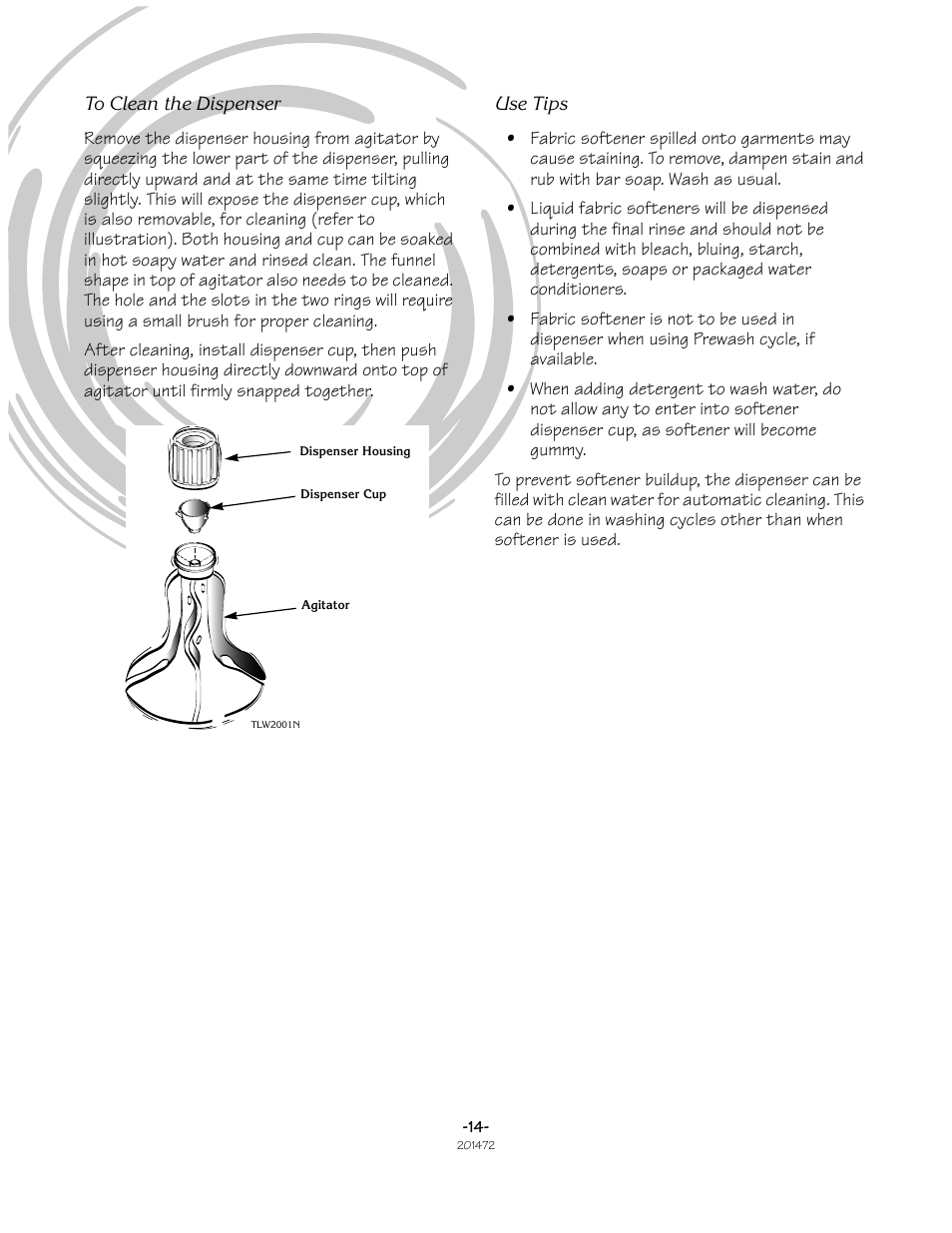 Speed Queen No. 201472R3 User Manual | Page 14 / 27