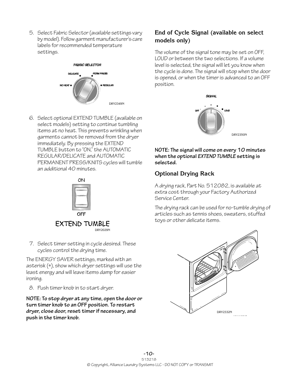 Speed Queen HVR-M15N/M15P User Manual | Page 10 / 14