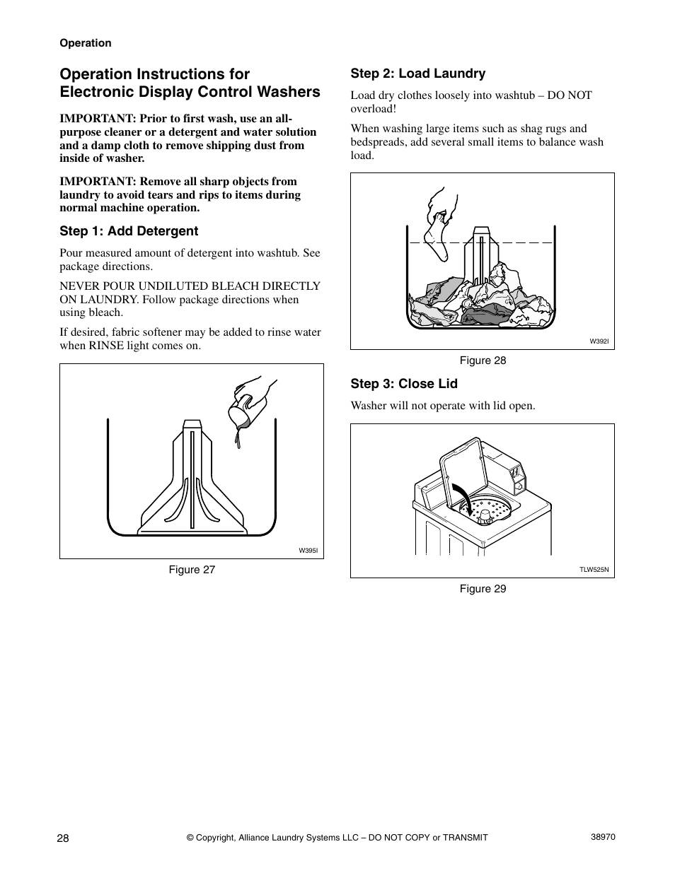 Speed Queen W446I User Manual | Page 30 / 92