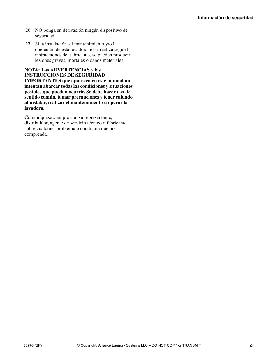 Speed Queen W446I User Manual | Page 55 / 92