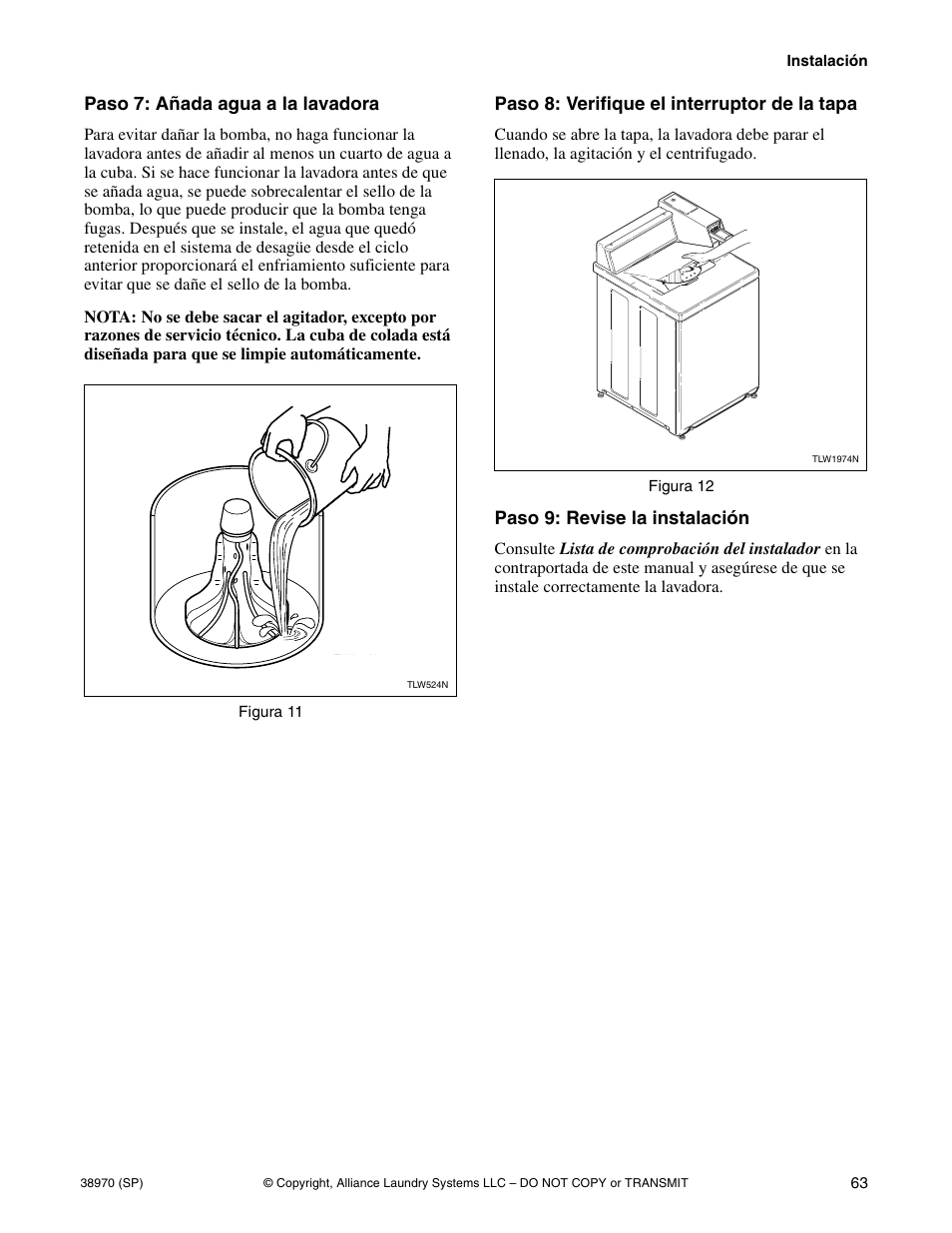 Speed Queen W446I User Manual | Page 65 / 92