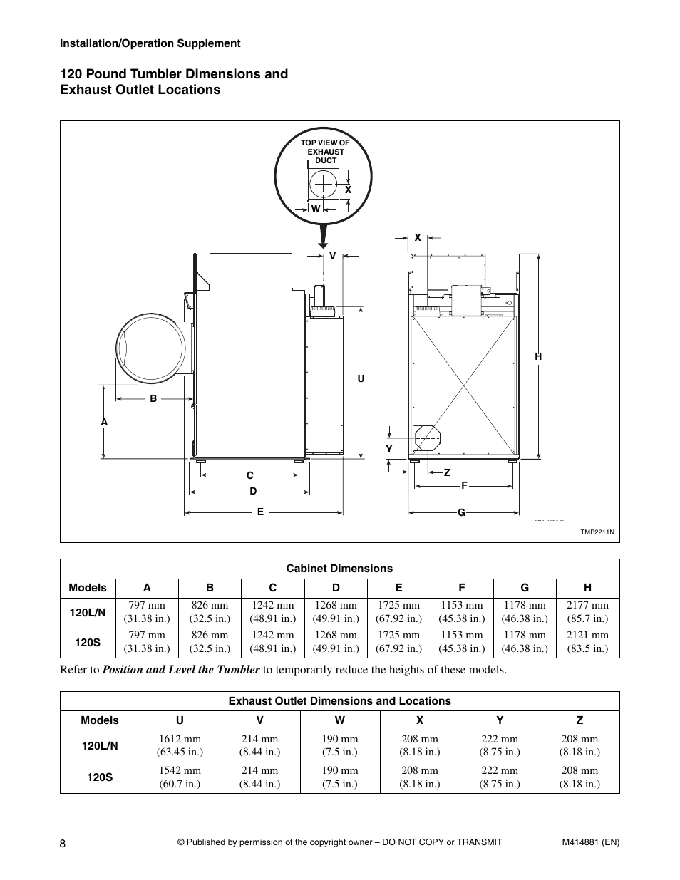 Speed Queen Drying Tumblers TMB1268C User Manual | Page 10 / 30