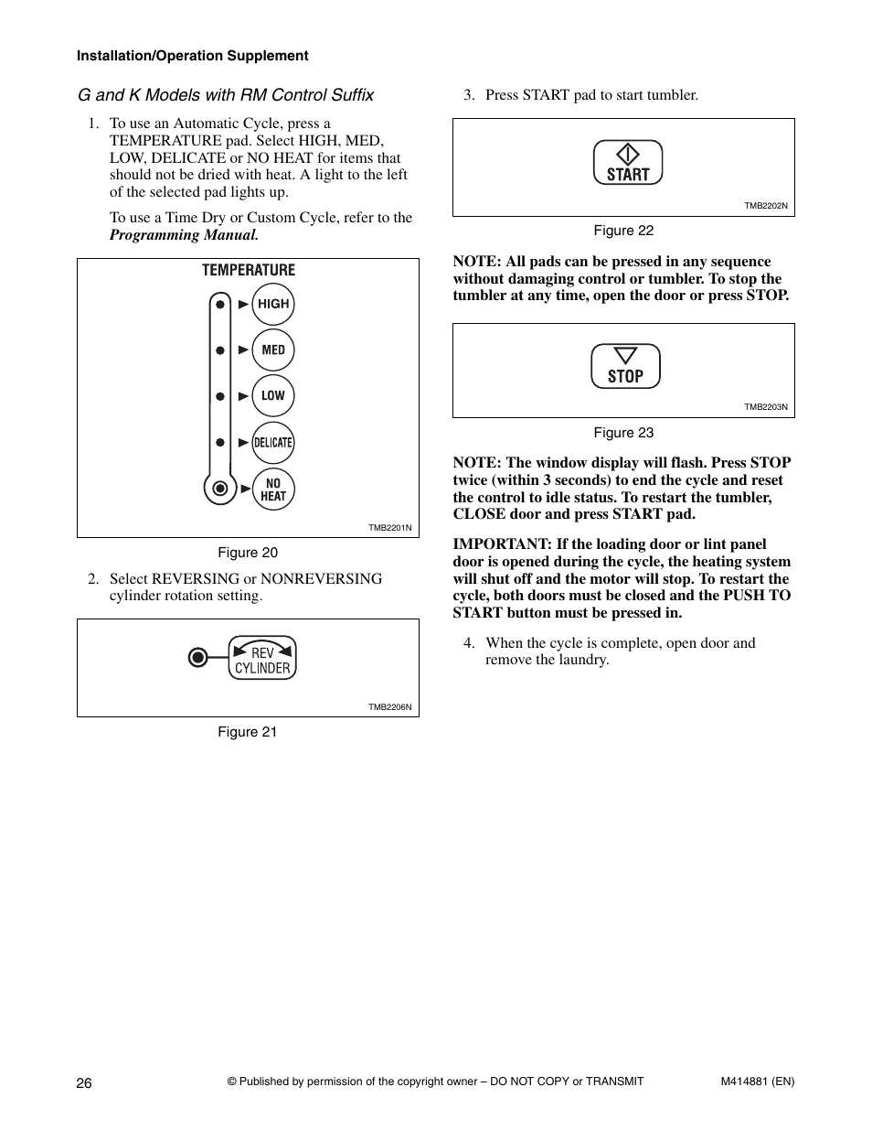 Speed Queen Drying Tumblers TMB1268C User Manual | Page 28 / 30
