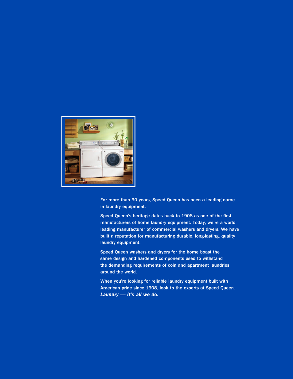 Speed Queen Home Laundry User Manual | Page 3 / 12