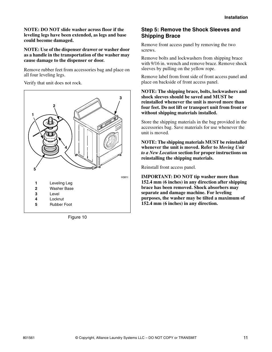 Speed Queen H3 User Manual | Page 13 / 42