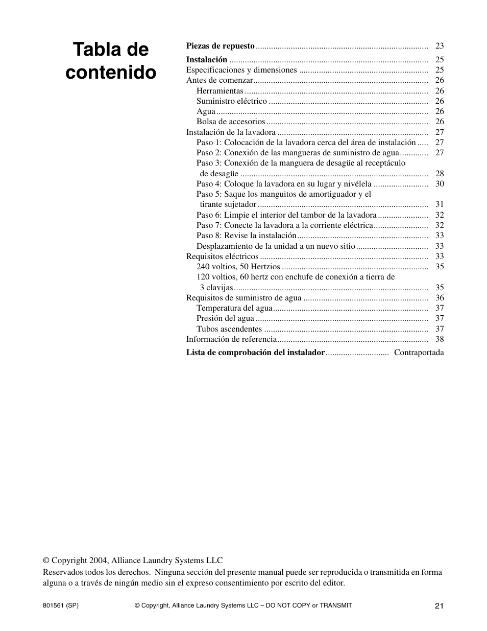 Speed Queen H3 User Manual | Page 23 / 42