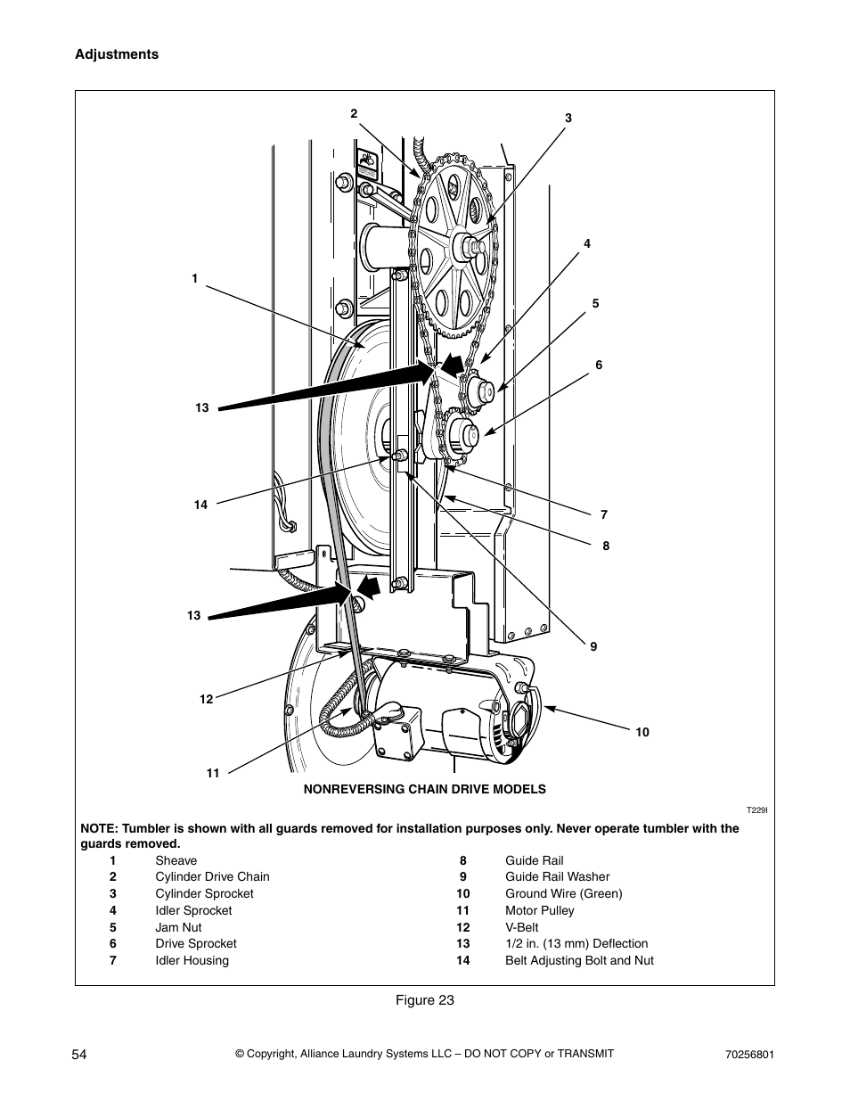 Figure 23 | Speed Queen Drying Tumblers none User Manual | Page 56 / 60