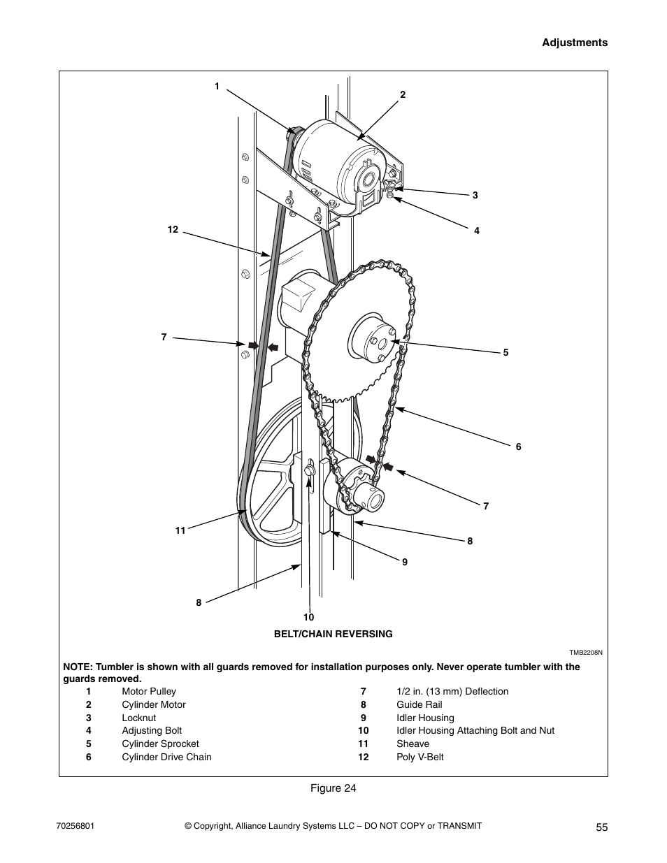 Figure 24 | Speed Queen Drying Tumblers none User Manual | Page 57 / 60