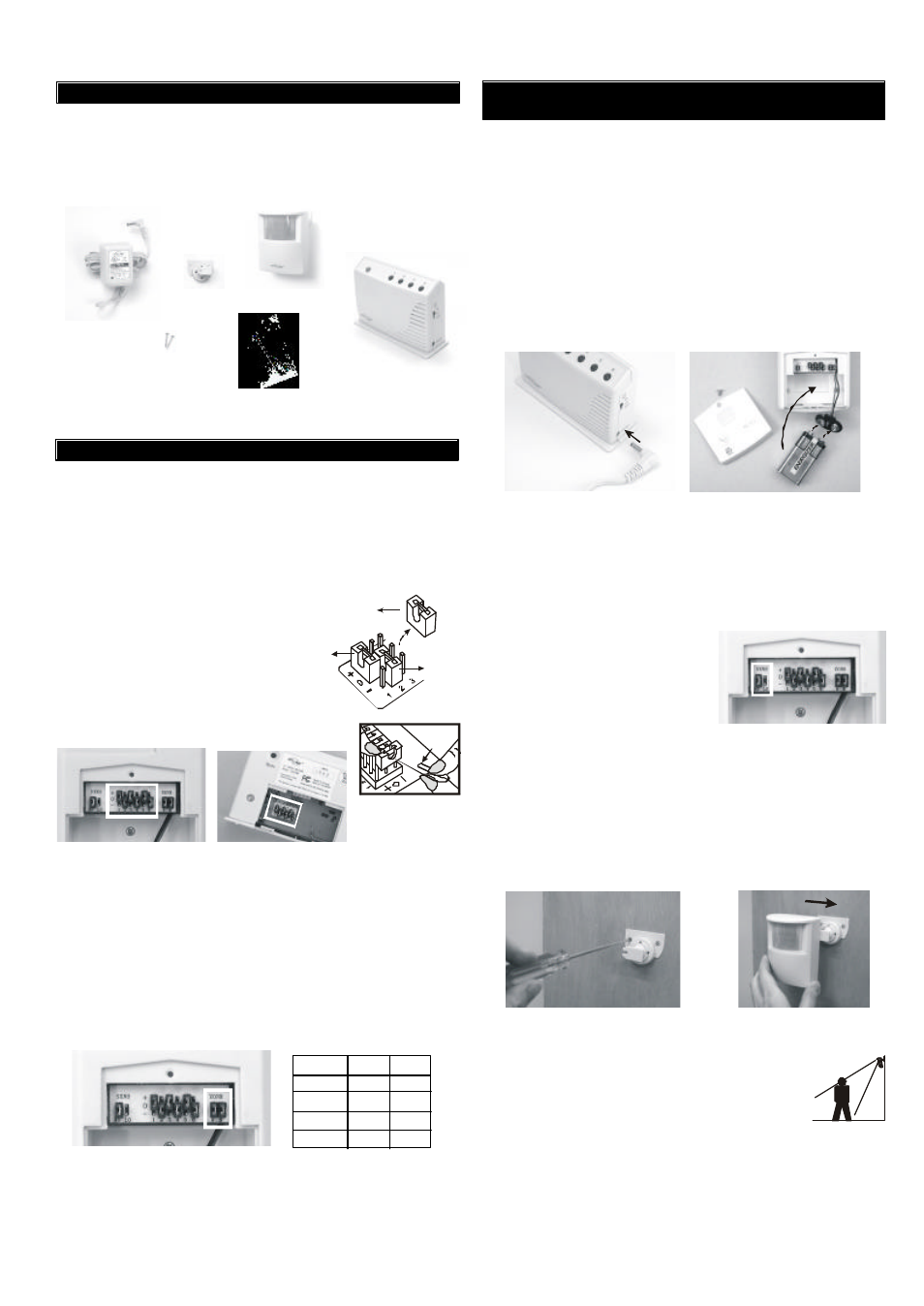 Skylink MOTION ALERT HA-318 User Manual | 2 pages