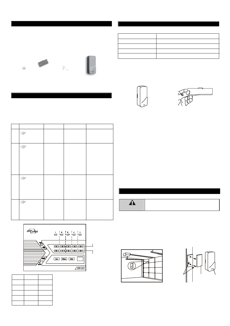 Skylink GS-102 User Manual | 2 pages