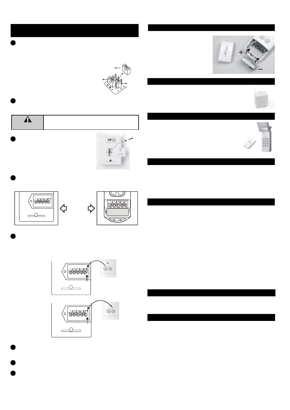 Warning | Skylink HOUSELINK 318TR User Manual | Page 2 / 2