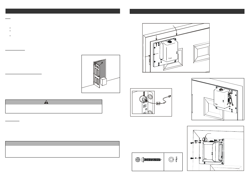 Installation - in swing, Operation | Skylink DM-50 User Manual | Page 13 / 20