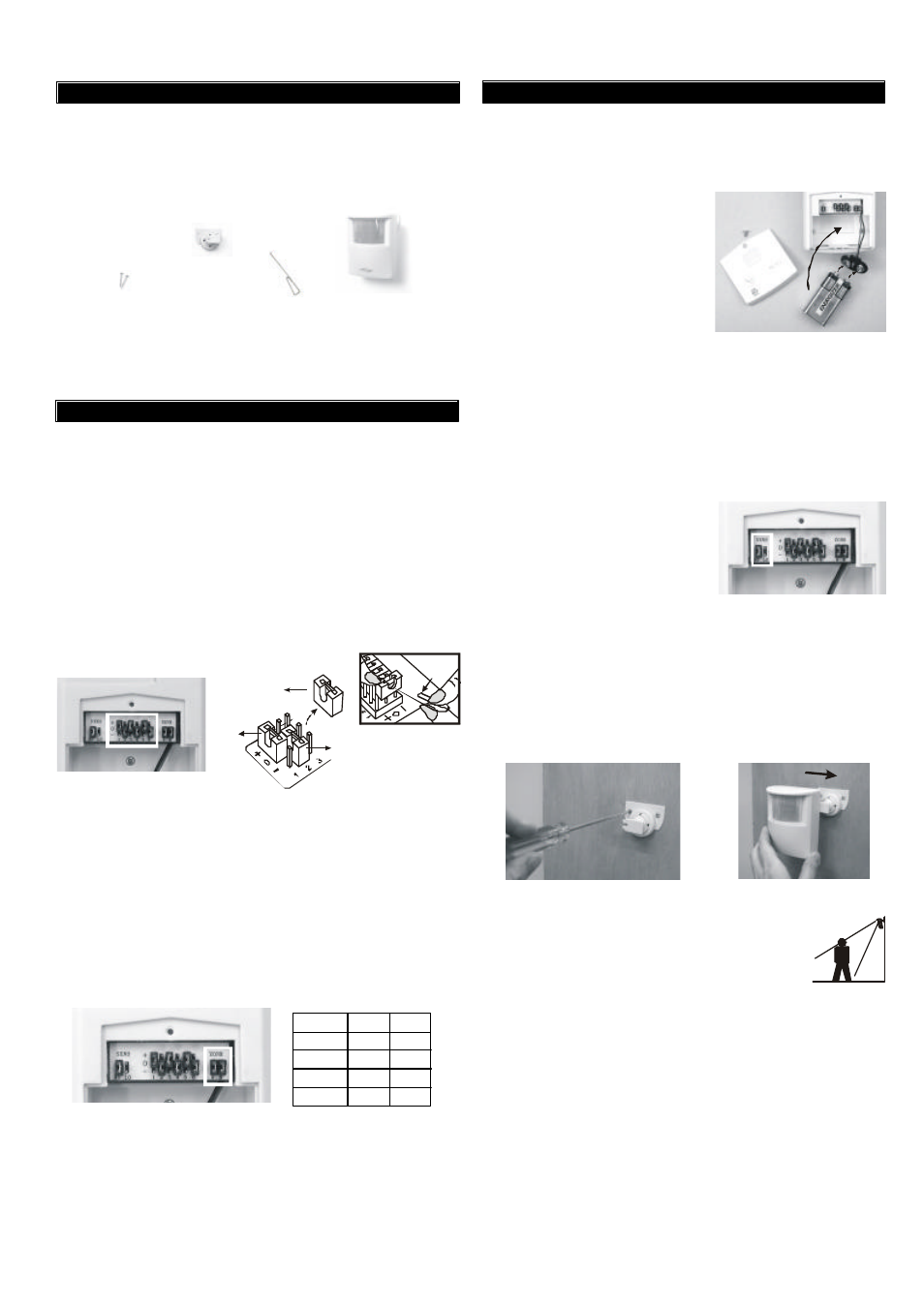 Skylink INDOOR/OUTDOOR MOTION SENSOR HA-318T User Manual | 2 pages