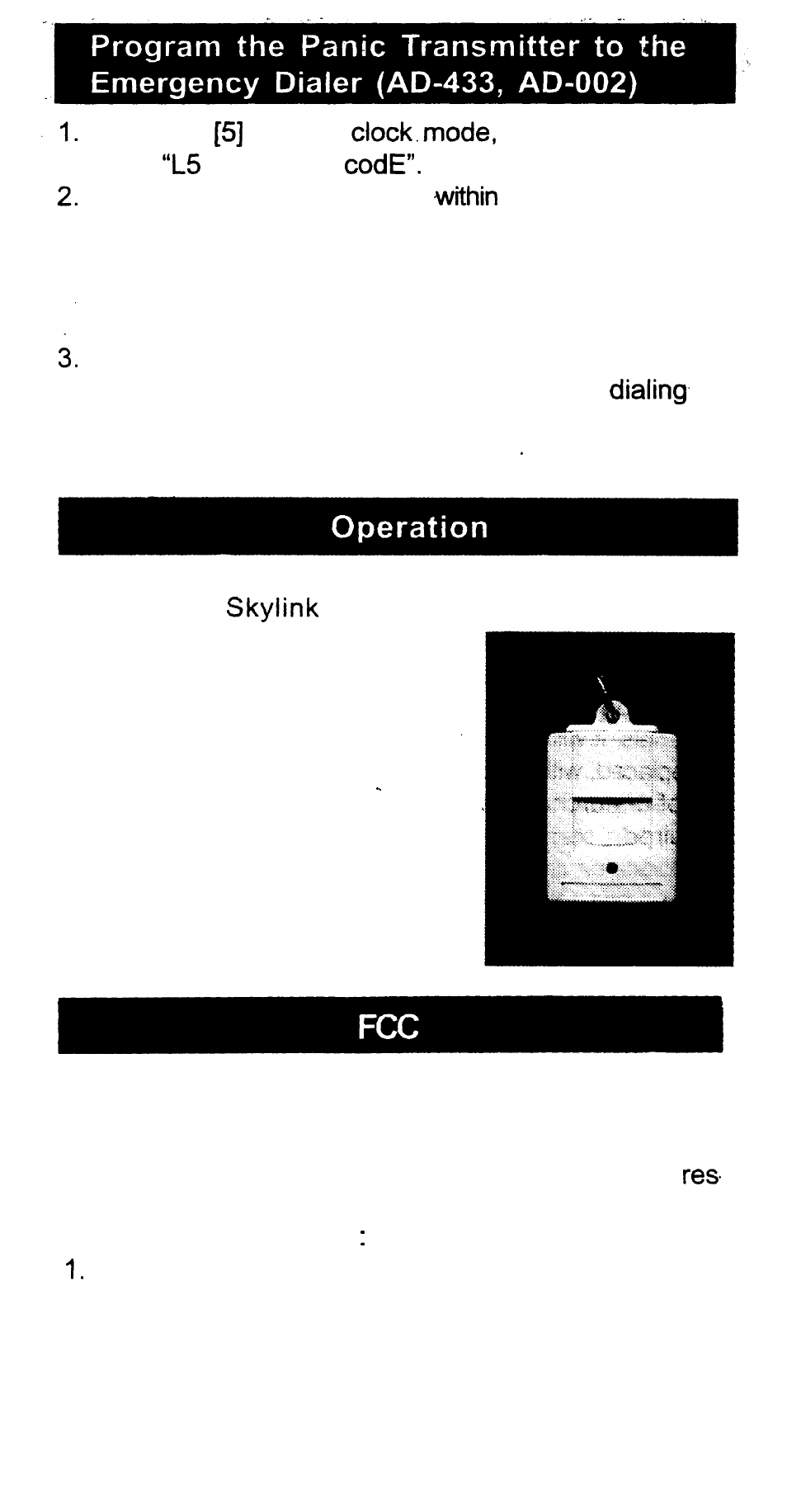 Skylink PT-434 User Manual | Page 3 / 3