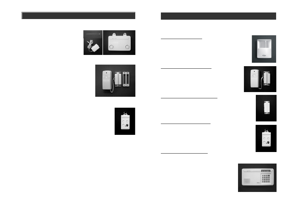 Package contents additional accessories | Skylink TOTAL PROTECTION ALARM SYSTEM SC-10 User Manual | Page 4 / 10