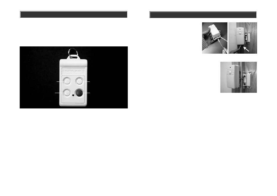 Installation activate and deactivate the system | Skylink TOTAL PROTECTION ALARM SYSTEM SC-10 User Manual | Page 9 / 10