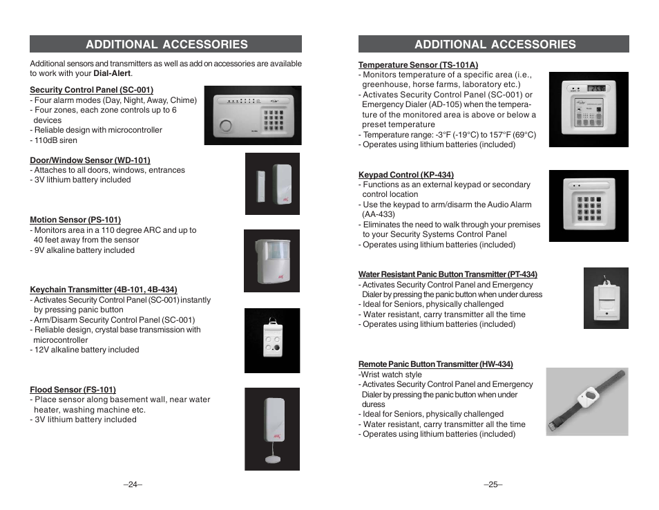 Skylink DIAL-ALERT AD-105 User Manual | Page 13 / 14