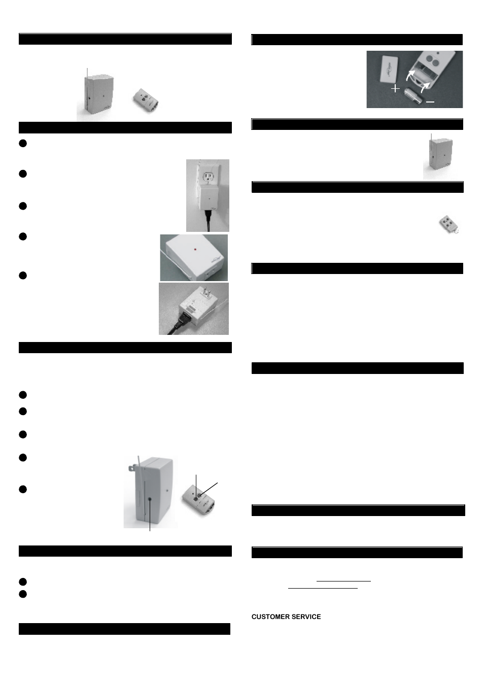 Skylink WIRELESS SWITCH SW-18 User Manual | 1 page