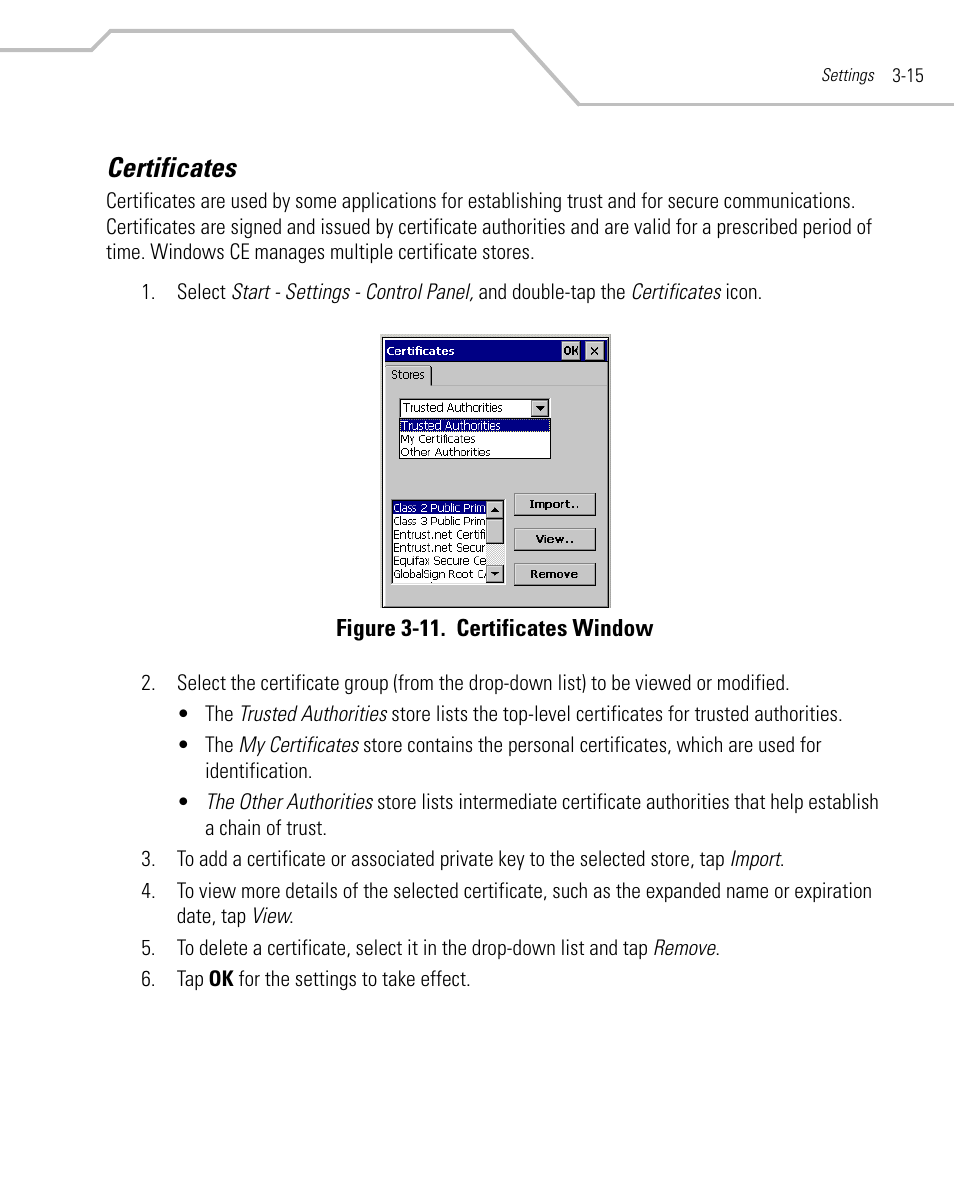 Certificates, Certificates -15 | Symbol Technologies MC9000-K User Manual | Page 107 / 534