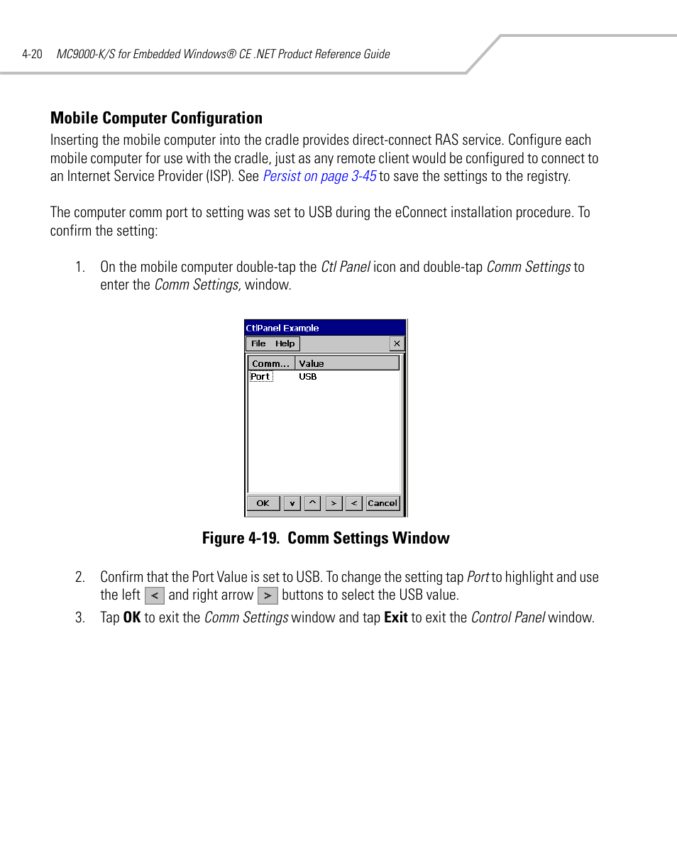 Mobile computer configuration, Mobile computer configuration -20 | Symbol Technologies MC9000-K User Manual | Page 178 / 534