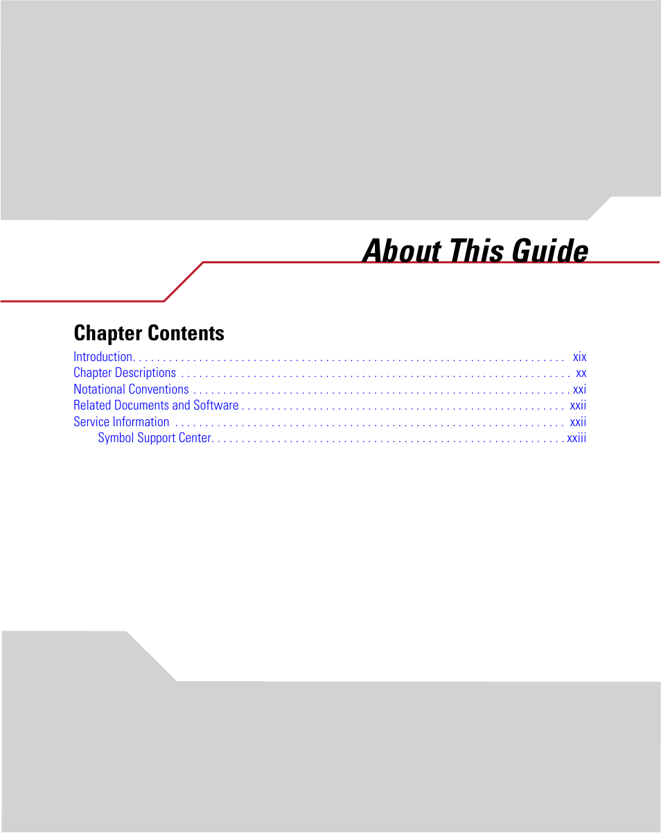 About this guide, Chapter. about this guide | Symbol Technologies MC9000-K User Manual | Page 19 / 534