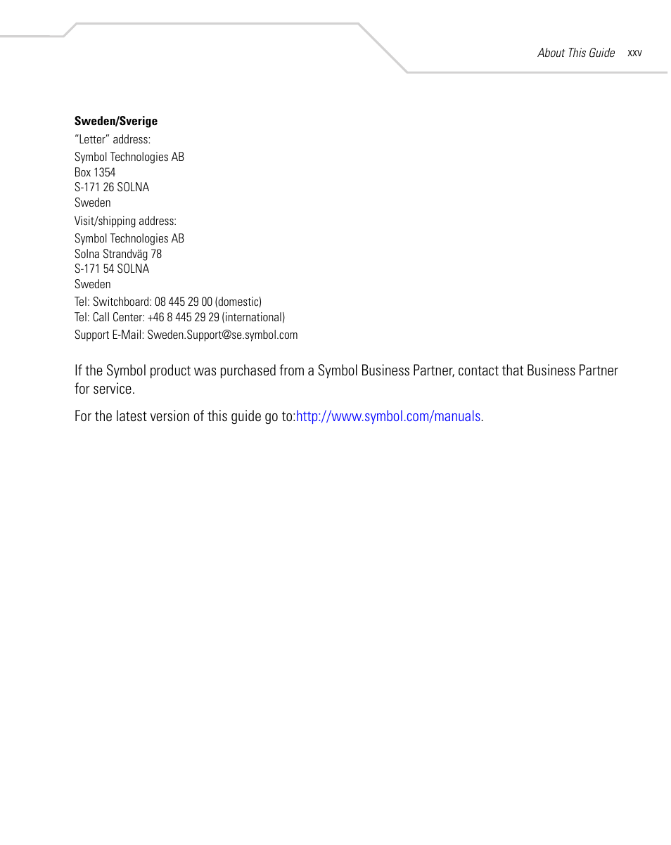Symbol Technologies MC9000-K User Manual | Page 27 / 534