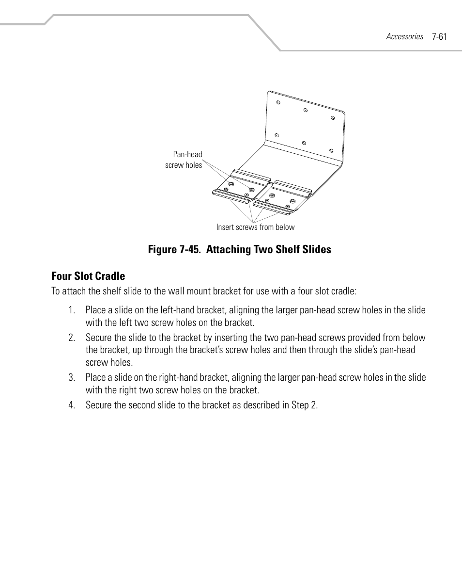 Four slot cradle, Four slot cradle -61 | Symbol Technologies MC9000-K User Manual | Page 317 / 534