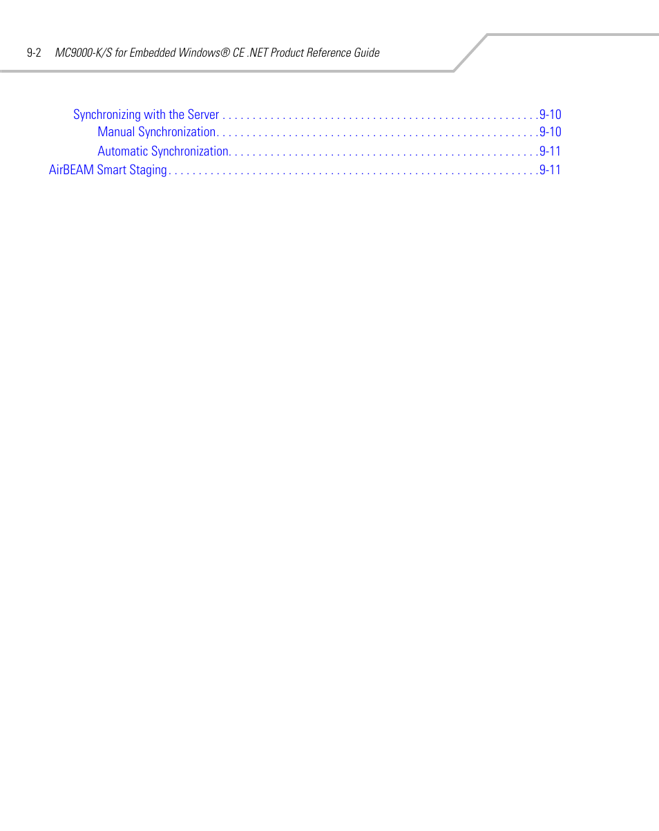 Symbol Technologies MC9000-K User Manual | Page 326 / 534