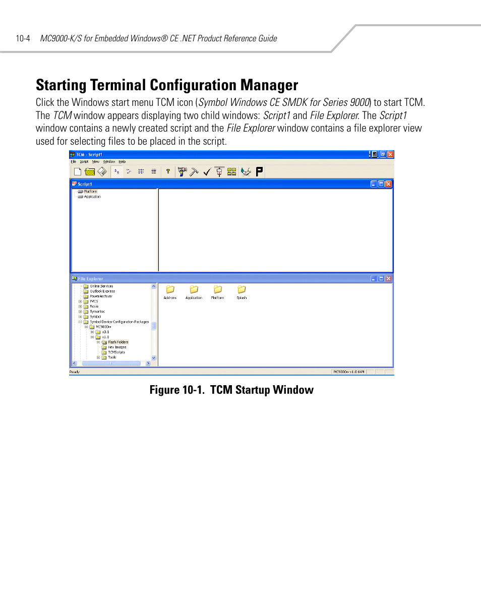 Starting terminal configuration manager, Starting terminal configuration manager -4 | Symbol Technologies MC9000-K User Manual | Page 340 / 534