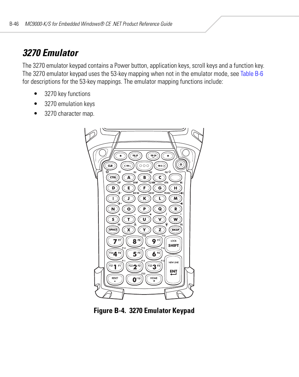 3270 emulator | Symbol Technologies MC9000-K User Manual | Page 456 / 534