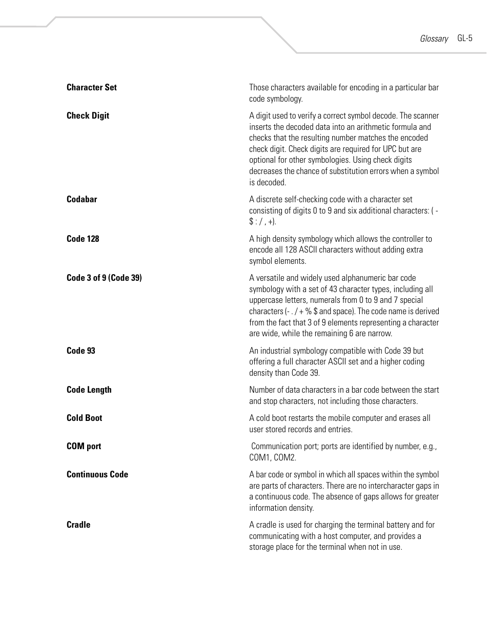 Symbol Technologies MC9000-K User Manual | Page 507 / 534