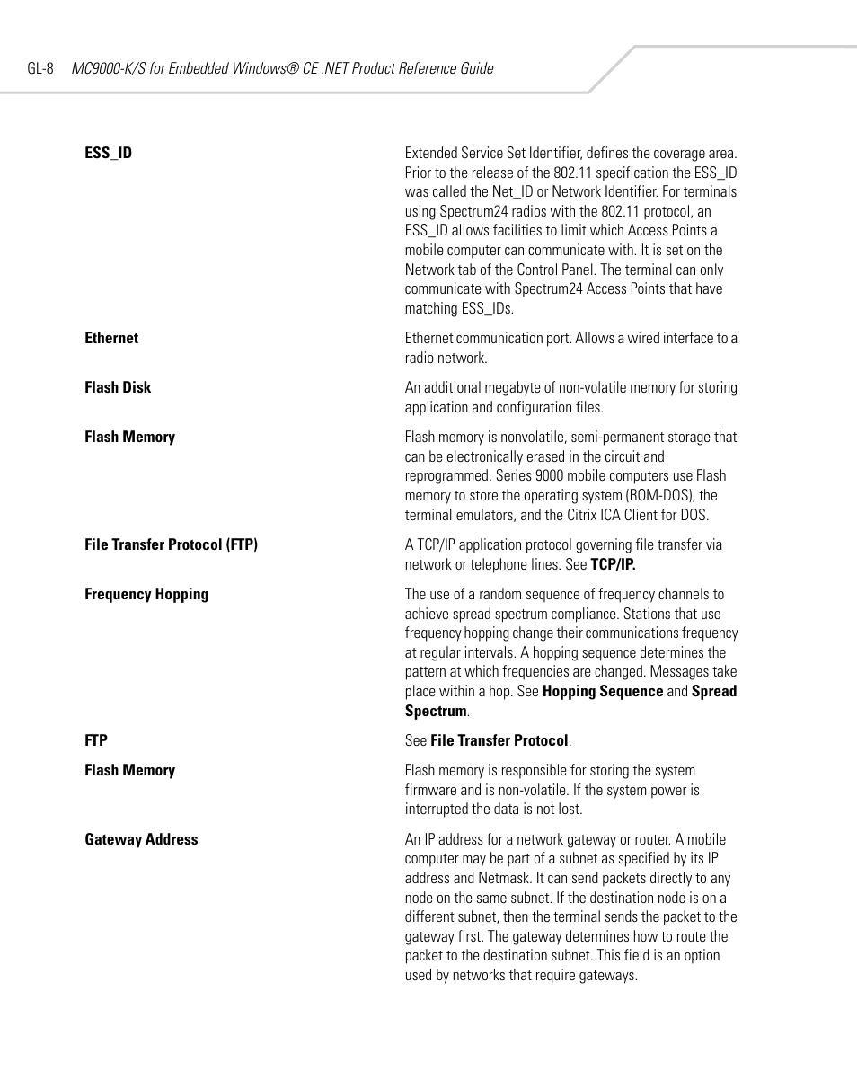 Symbol Technologies MC9000-K User Manual | Page 510 / 534