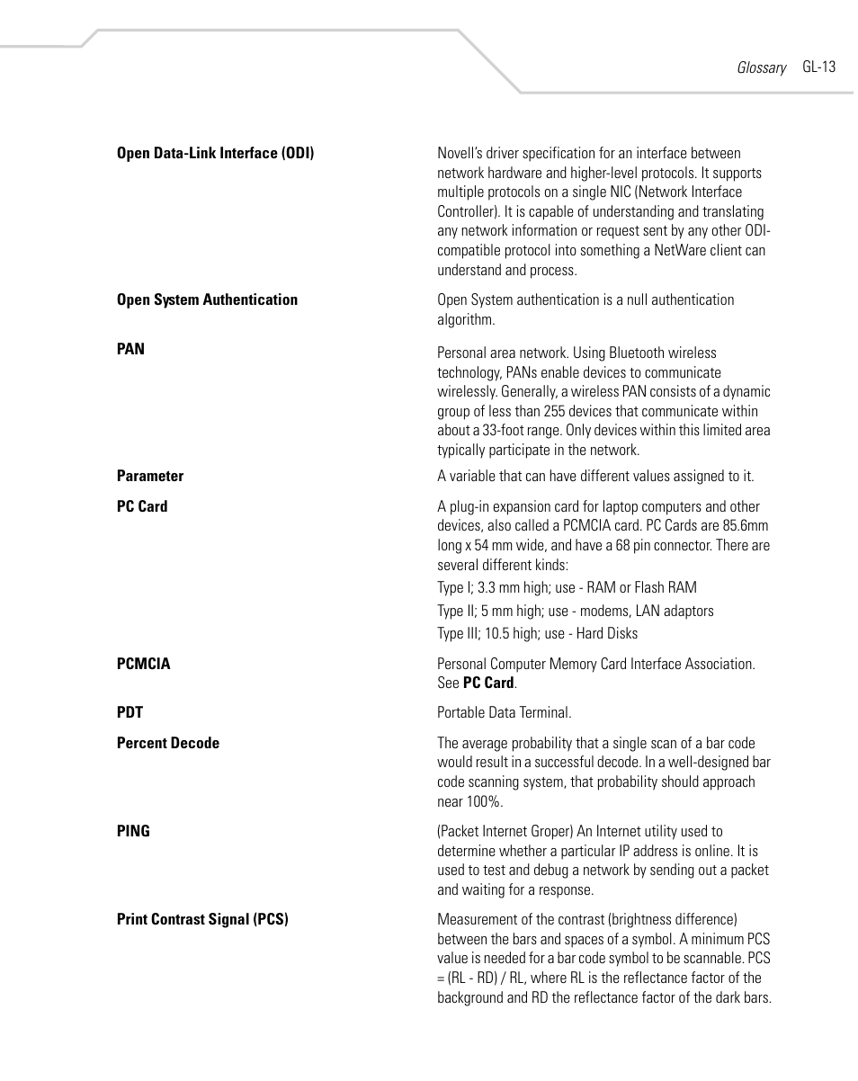 Symbol Technologies MC9000-K User Manual | Page 515 / 534