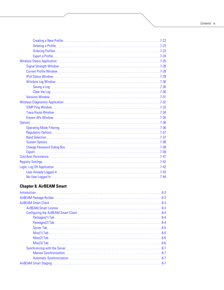 Symbol Technologies MC3000 User Manual | Page 11 / 212