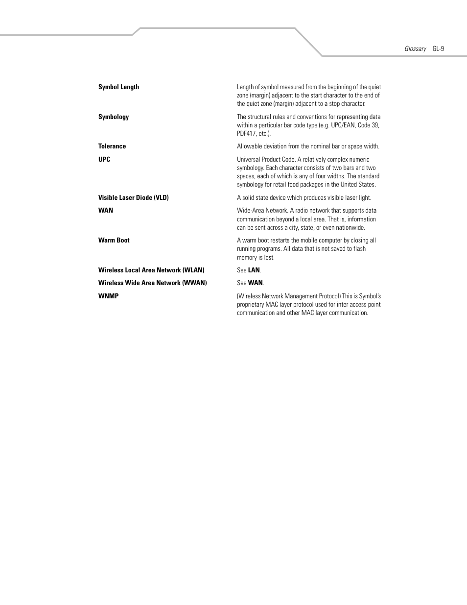 Symbol Technologies MC3000 User Manual | Page 201 / 212
