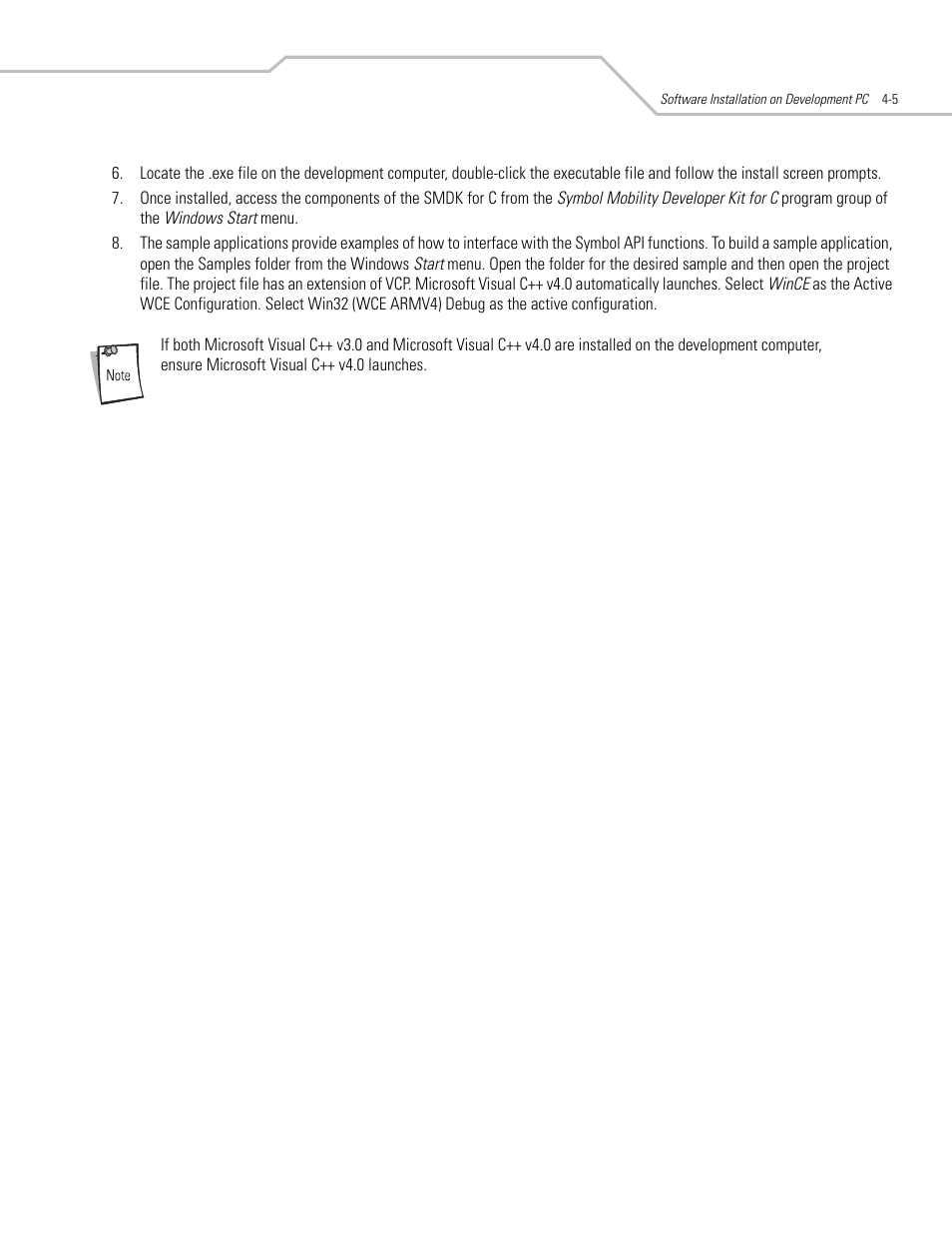 Symbol Technologies MC3000 User Manual | Page 87 / 212