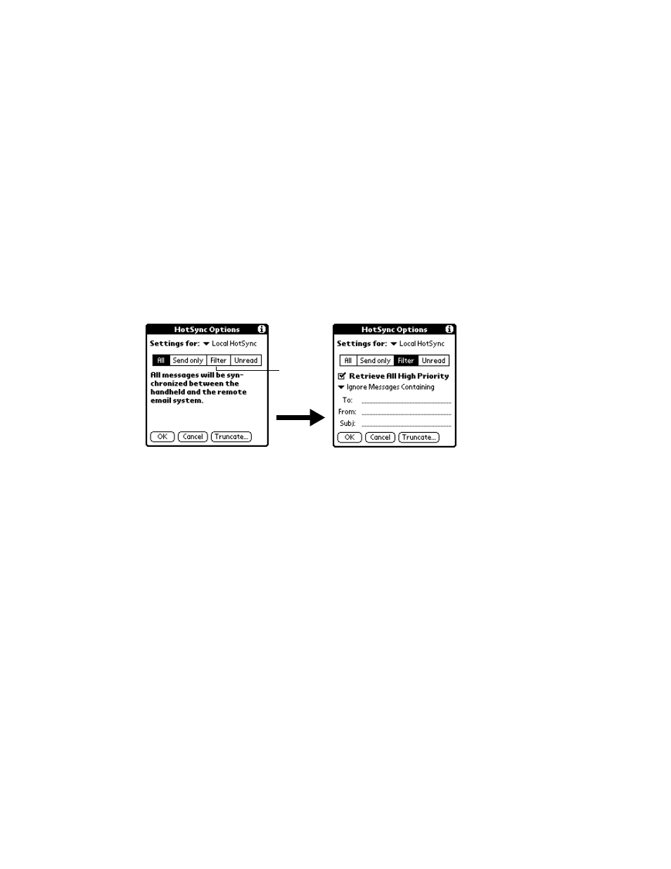 Creating special filters, Ignoring or receiving messages, Creating special filters -21 | Ignoring or receiving messages -21 | Symbol Technologies SPT 1500 User Manual | Page 145 / 261