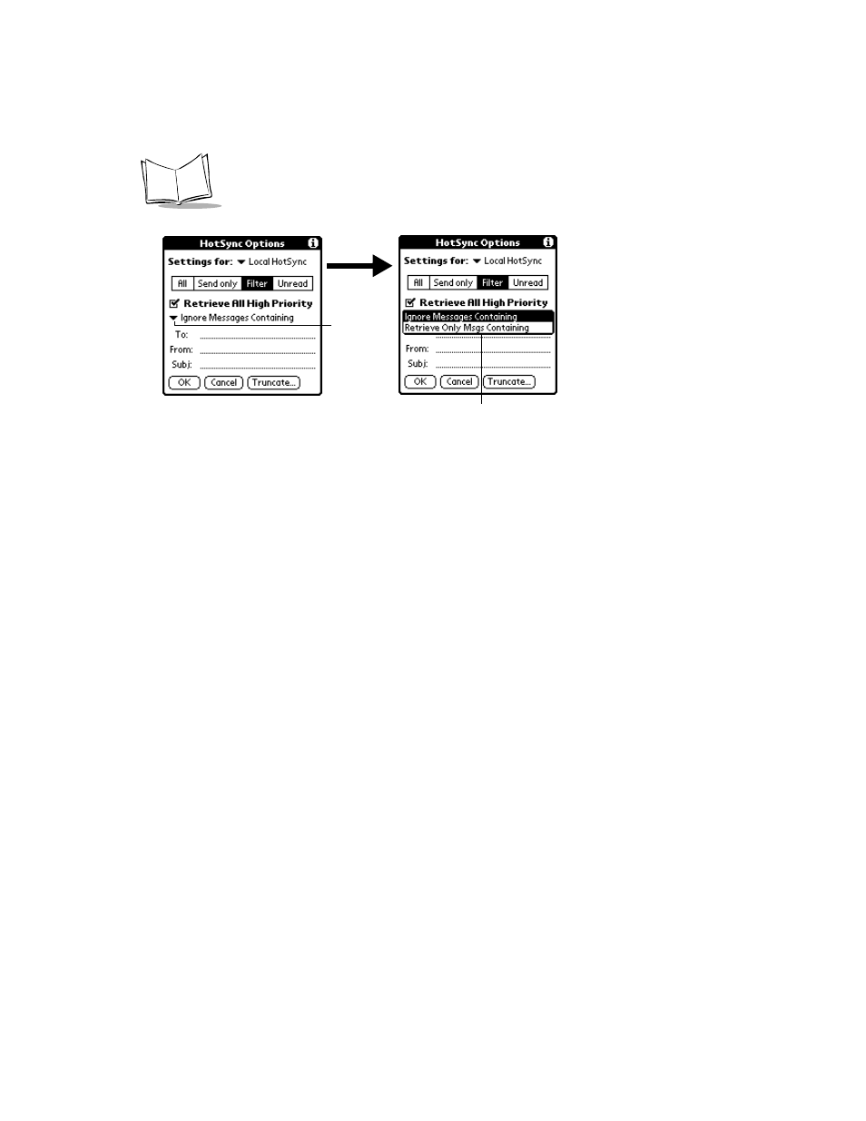 Defining filter strings, Defining filter strings -22 | Symbol Technologies SPT 1500 User Manual | Page 146 / 261