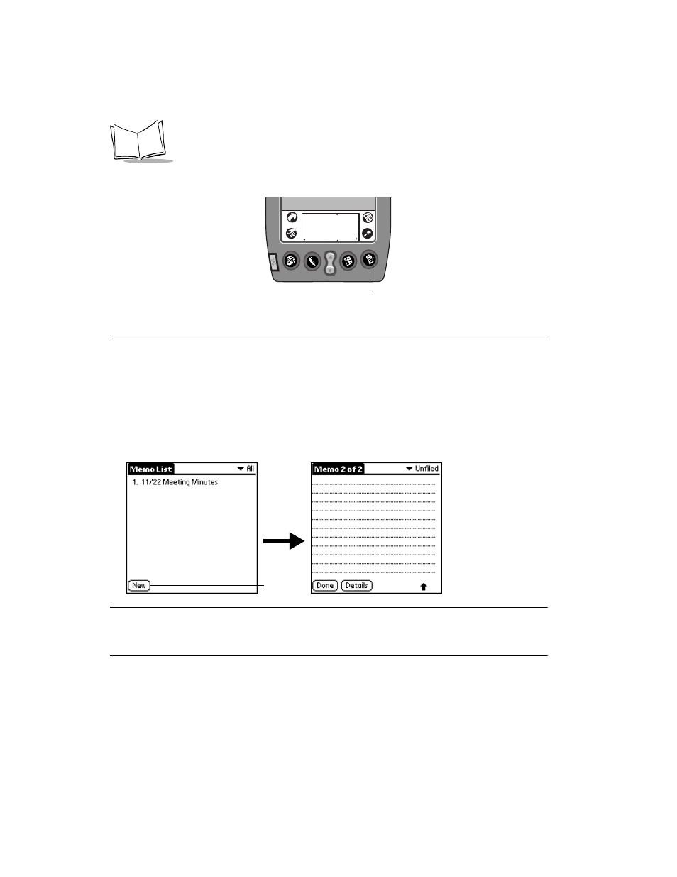 Working with memos, Working with memos -2, Spt 1500 product reference guide | Symbol Technologies SPT 1500 User Manual | Page 154 / 261