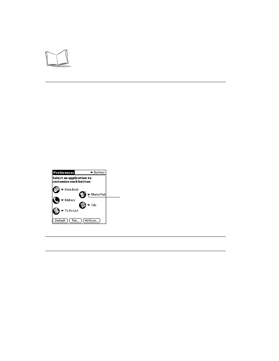 Buttons preferences, Pen preferences, Buttons preferences -2 | Pen preferences -2 | Symbol Technologies SPT 1500 User Manual | Page 162 / 261