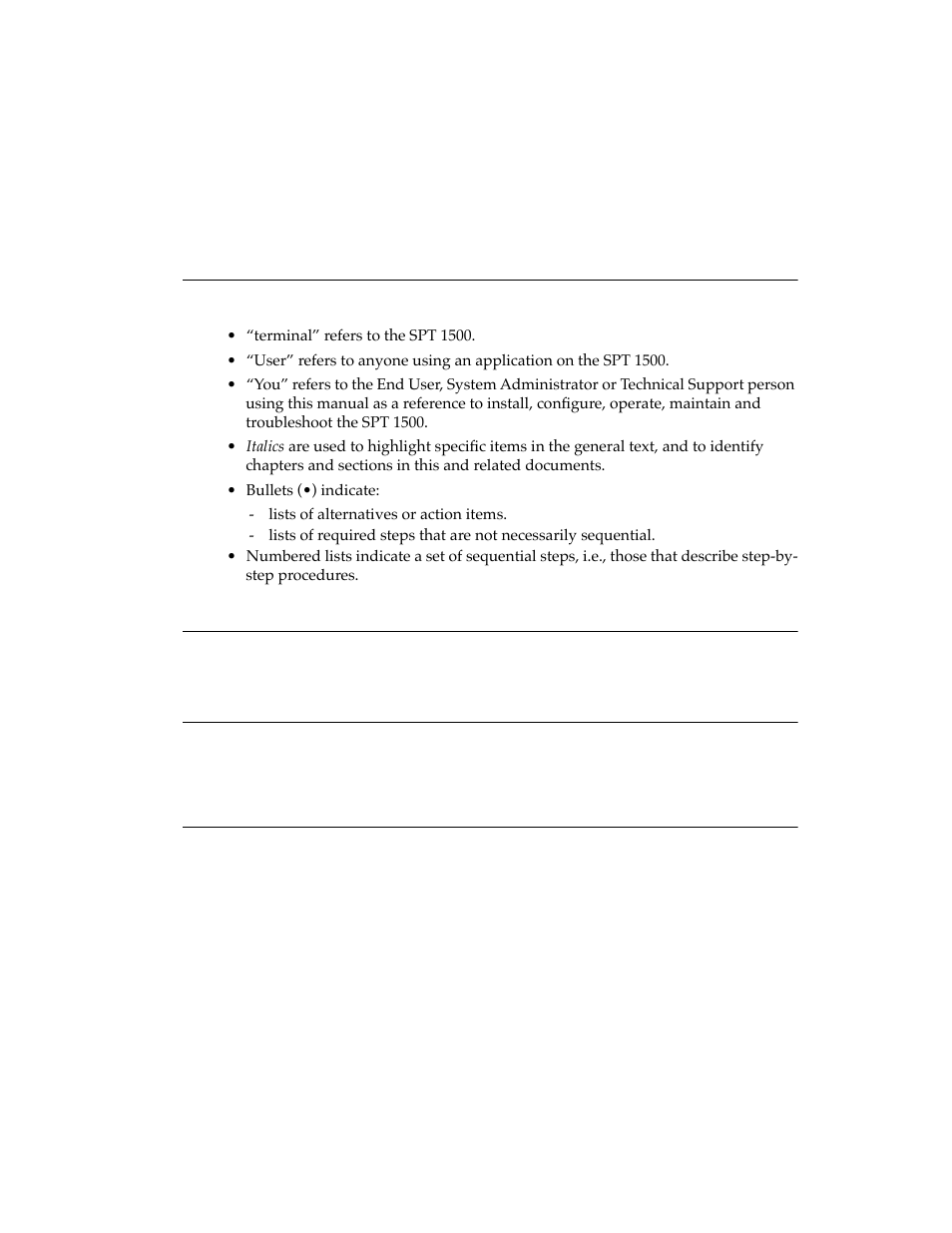 Notational conventions, Service information, Symbol support center | Symbol Technologies SPT 1500 User Manual | Page 17 / 261