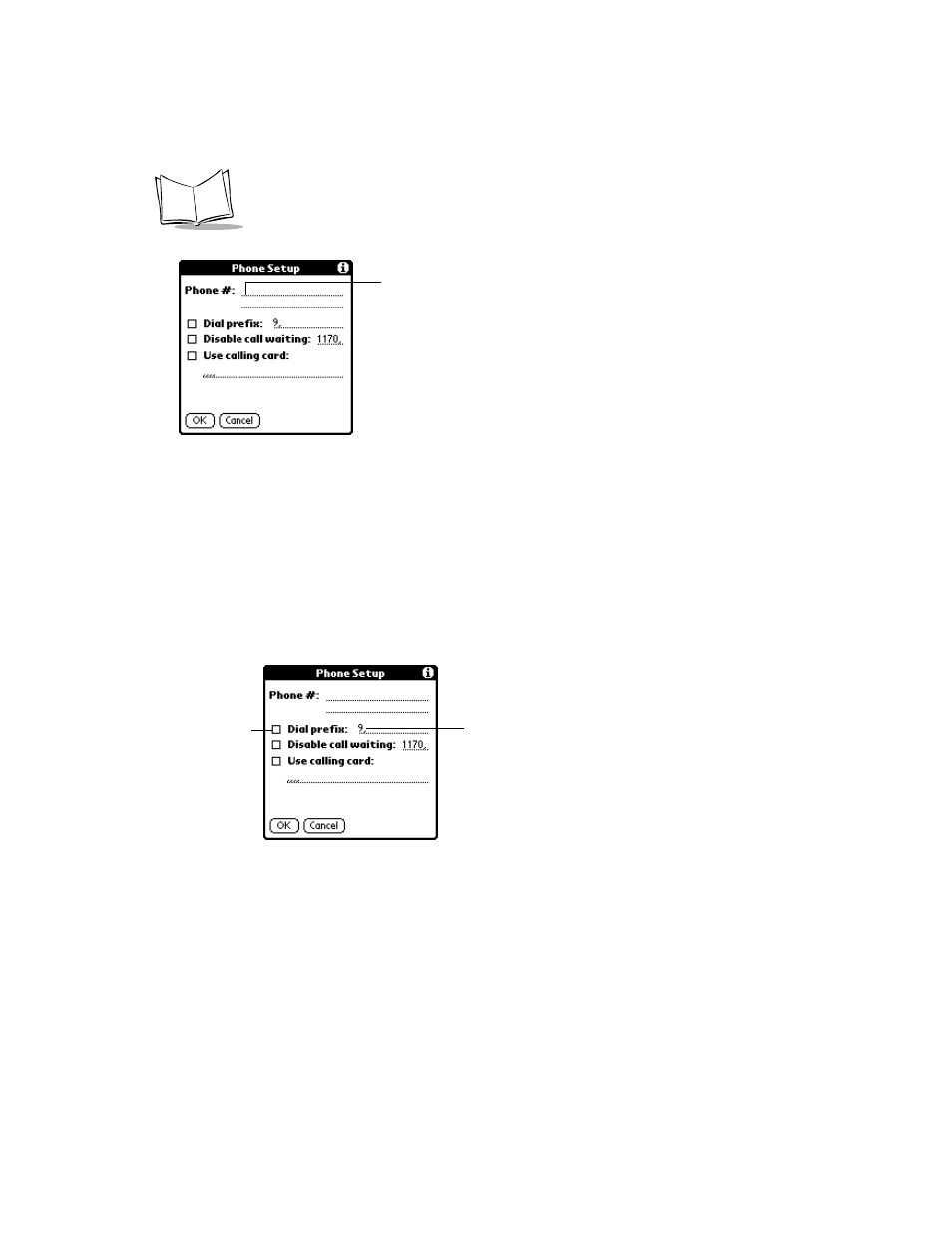 Entering a prefix, Disabling call waiting, Entering a prefix -14 disabling call waiting -14 | Symbol Technologies SPT 1500 User Manual | Page 174 / 261