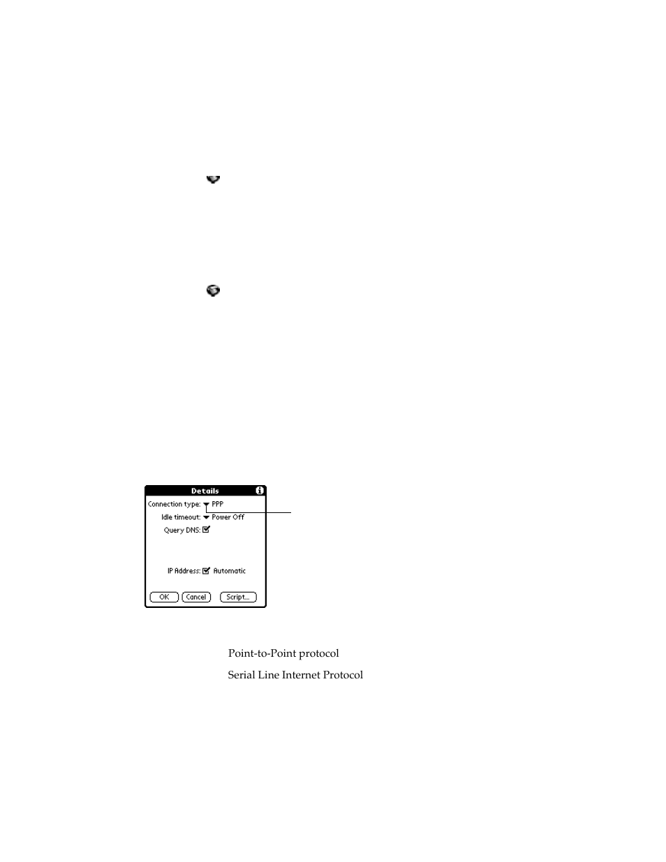 Adding detailed information to a service template | Symbol Technologies SPT 1500 User Manual | Page 177 / 261